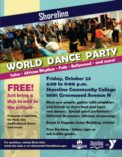 dance party Oct 24