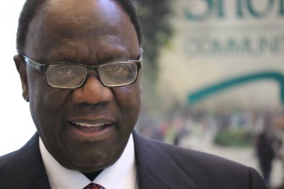 Prof. Larry Clark at the Anniversary and Retirement Luncheon on June 5, 2015.