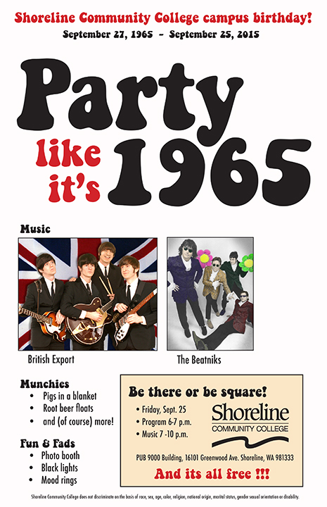 1965 party poster
