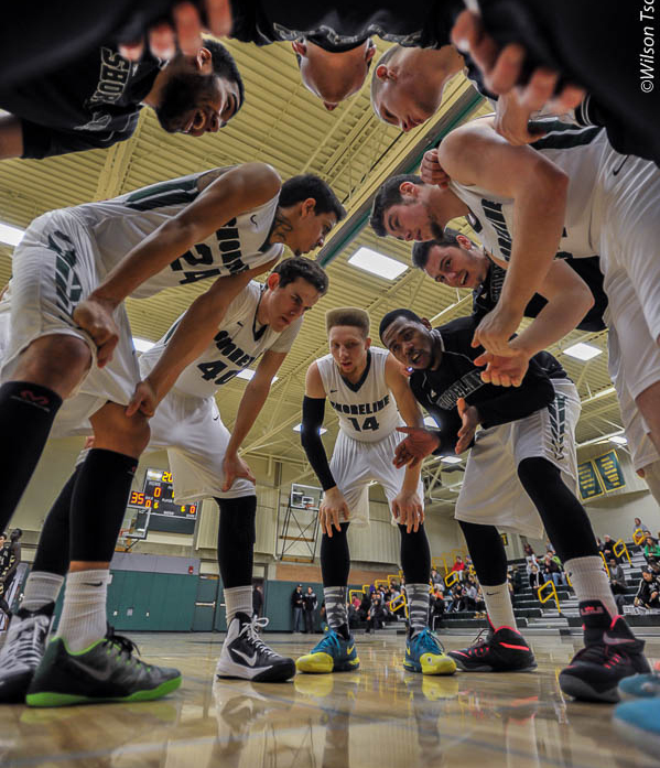 Shoreline CC men's basketball team hosts Peninsula College in a NWAC contest at Shoreline CC Gym on January 31, 2015