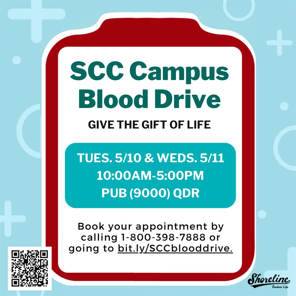 scc campus blood drive info