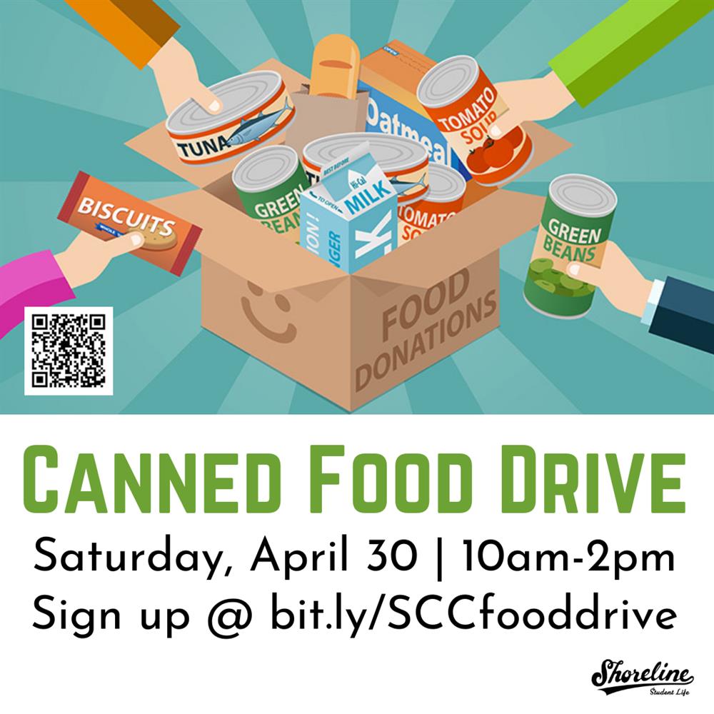 canned food drive event info