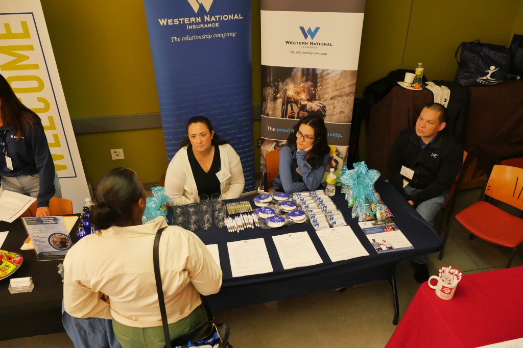 job fair table