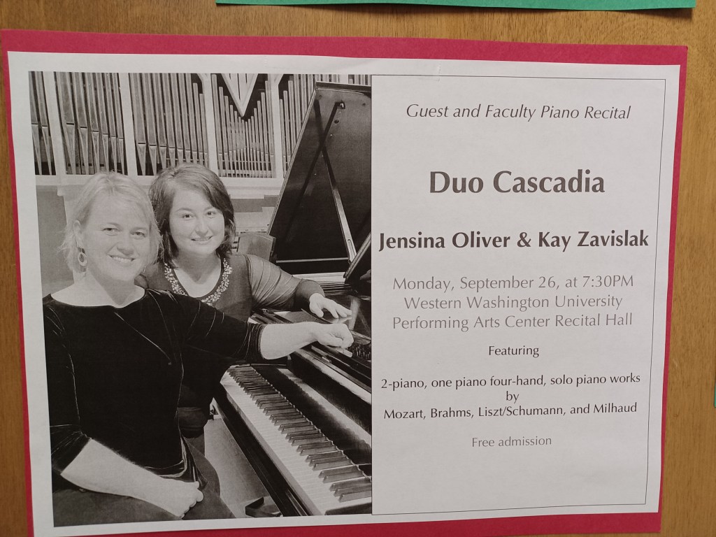 photograph of event information 