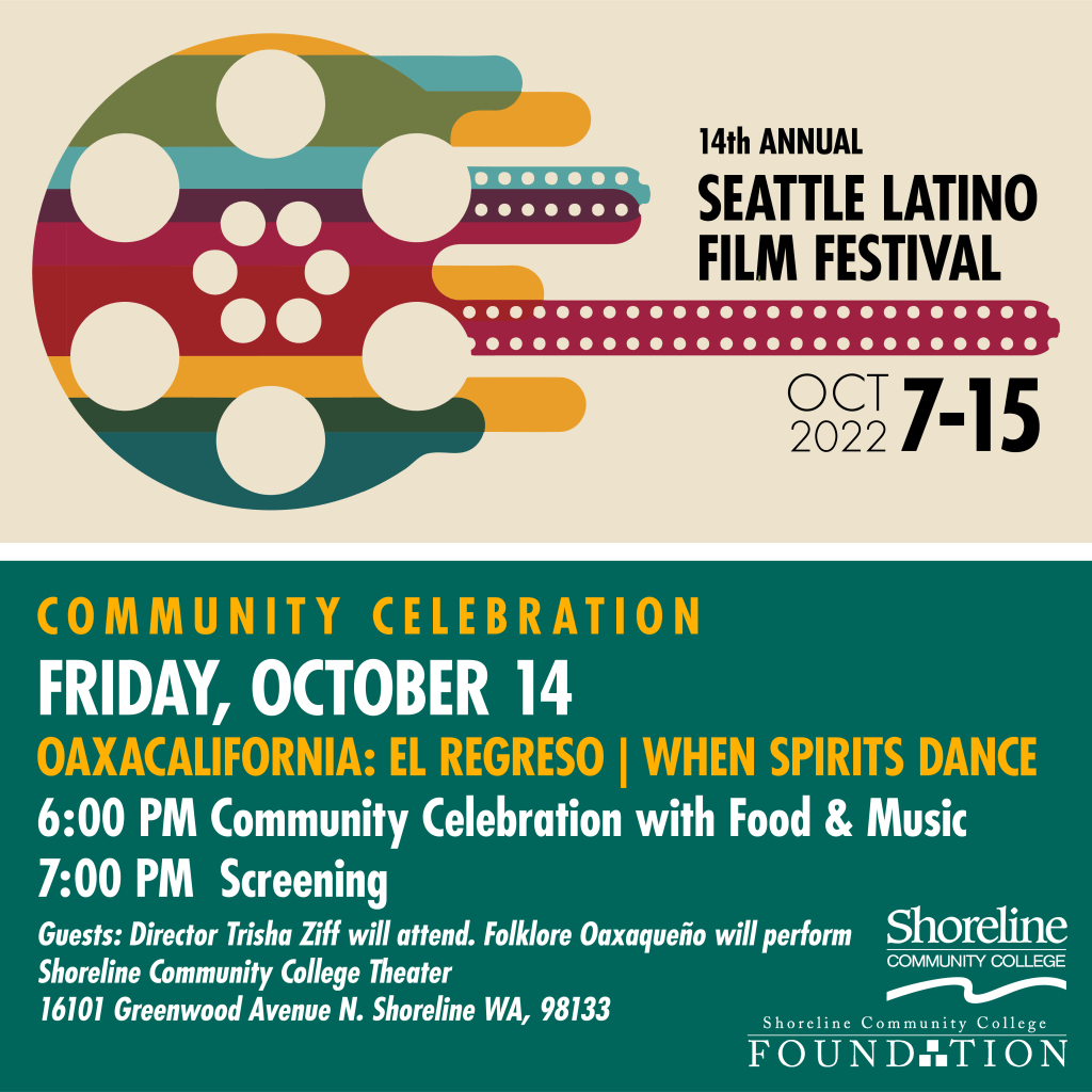 SLFF film showing details listed on a graphic