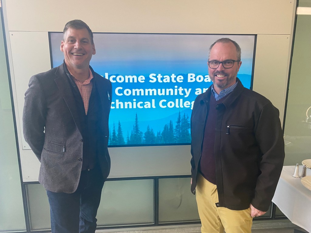 Phillip King and Guy Hamilton WSBCTC presentation photo