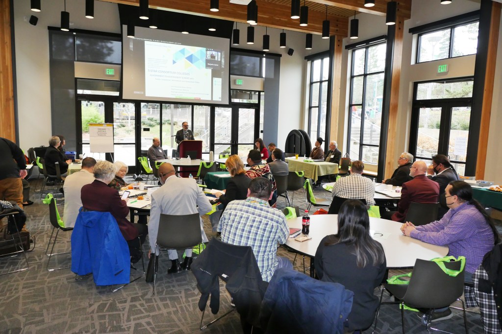G2G Summit  on campus Jack speaking at front of room