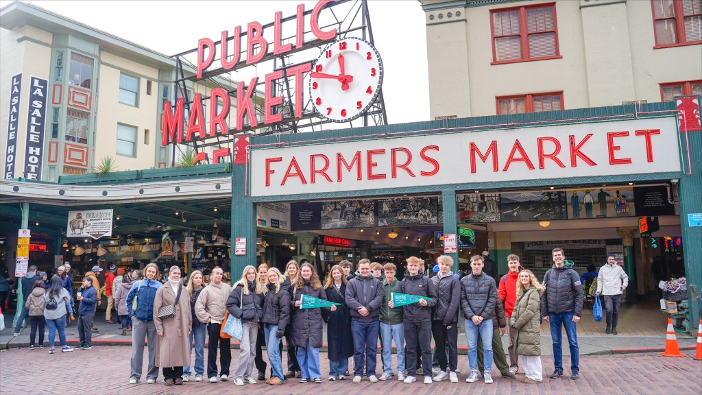 high school students from Learnmark Gymnasium HHX & HTX in Horsens, Denmark