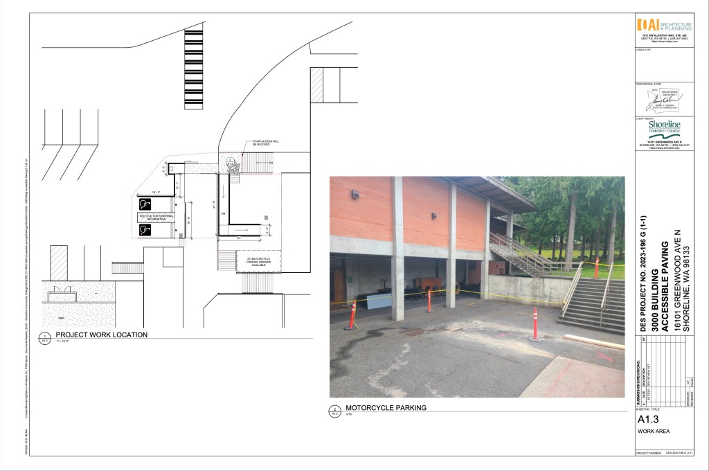 This is a diagram of the project location and area of impact described in the e-mail.