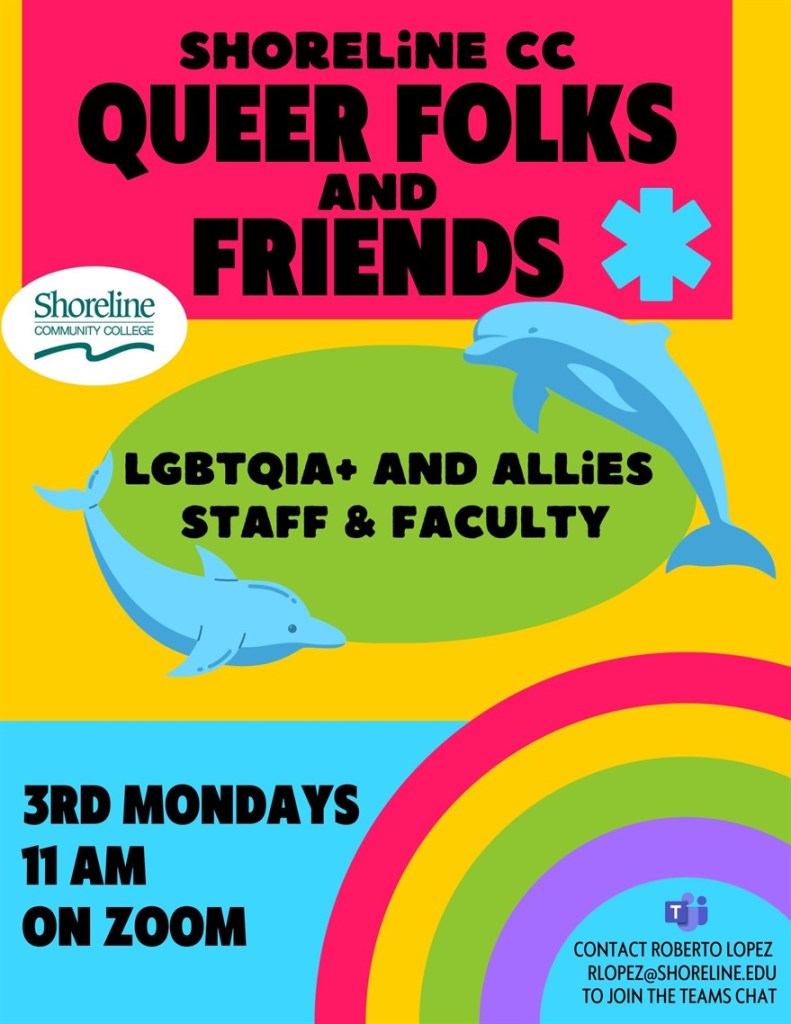 This is a colorful poster with dolphins on it advertising the event