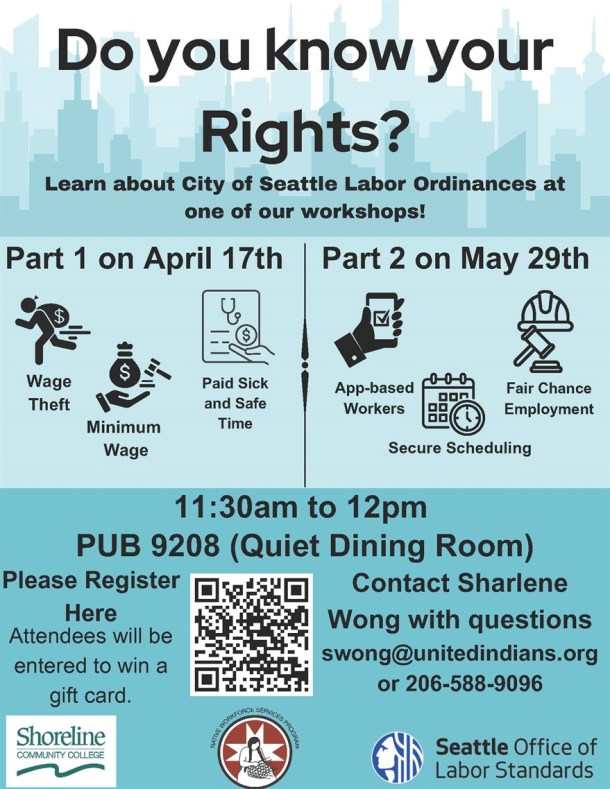 Native Workforce Services Program Labor Laws: Native Workforce Services program 5/29/24 – Day at a Glance