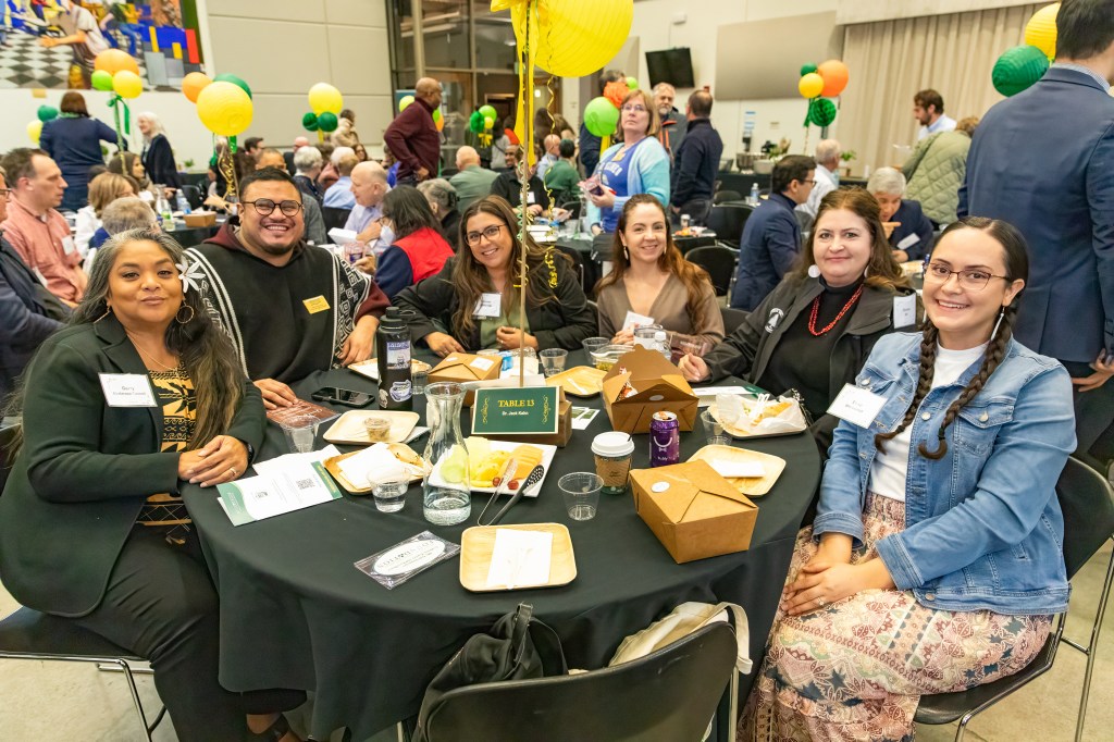 Table of donors and supporters at Giving Table Event