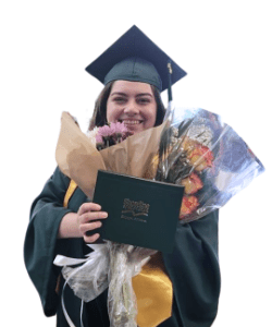 This is an image of student Susie May at graduation.
