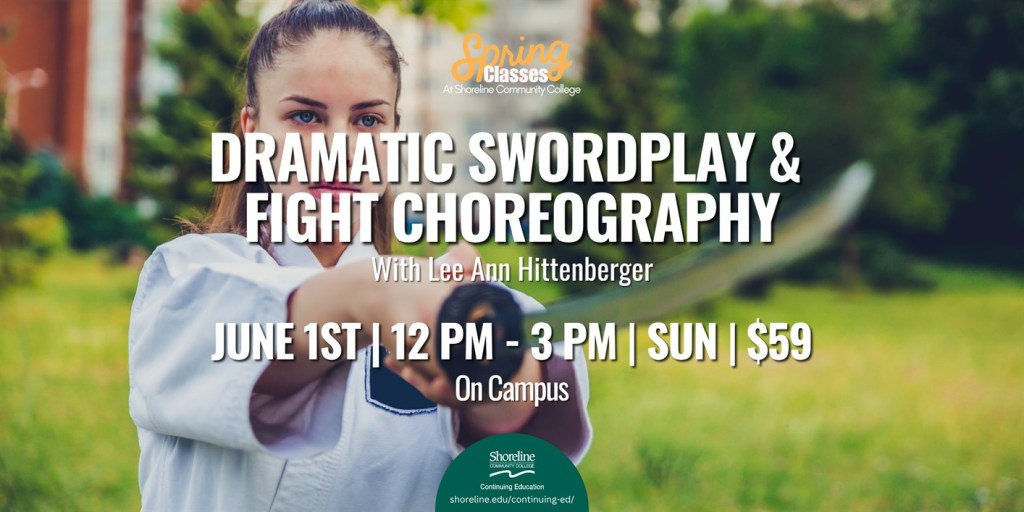 Woman holding a sword.