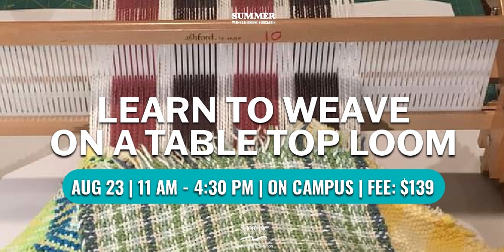 Photo of tabletop loom. 