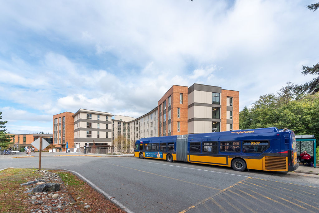 Photo of Shoreline's on-campus residence building.