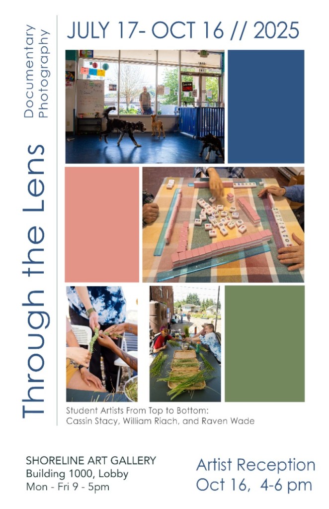 Event flyer featuring a collage of student photography. 