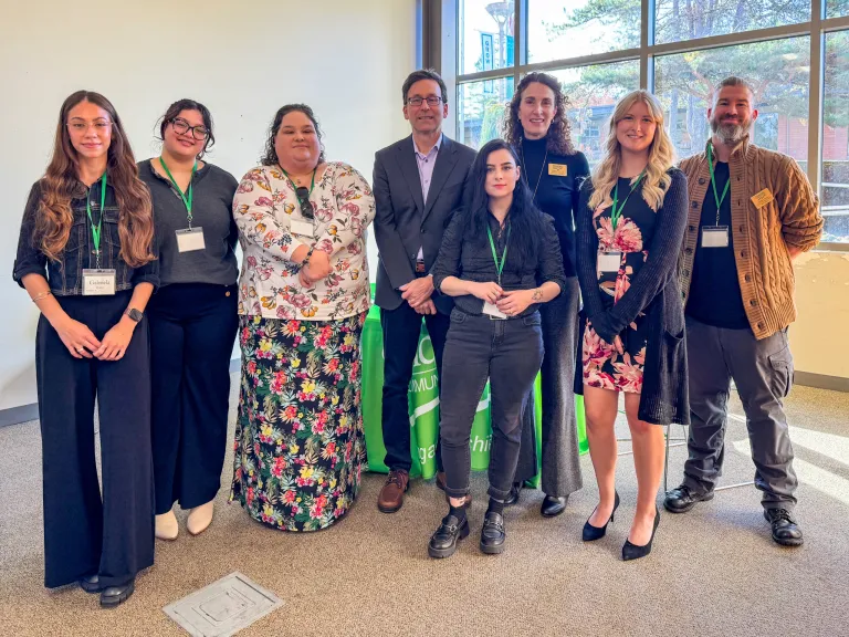Governor Ferguson along with Shoreline students and staff.