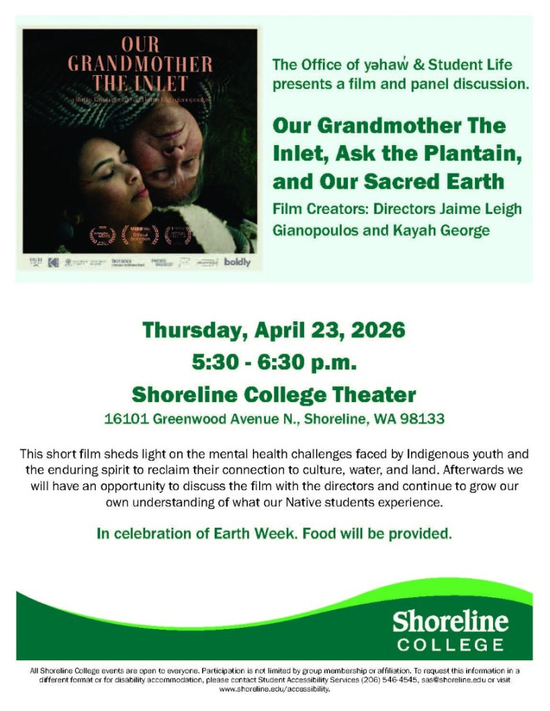 Flyer featuring event details.