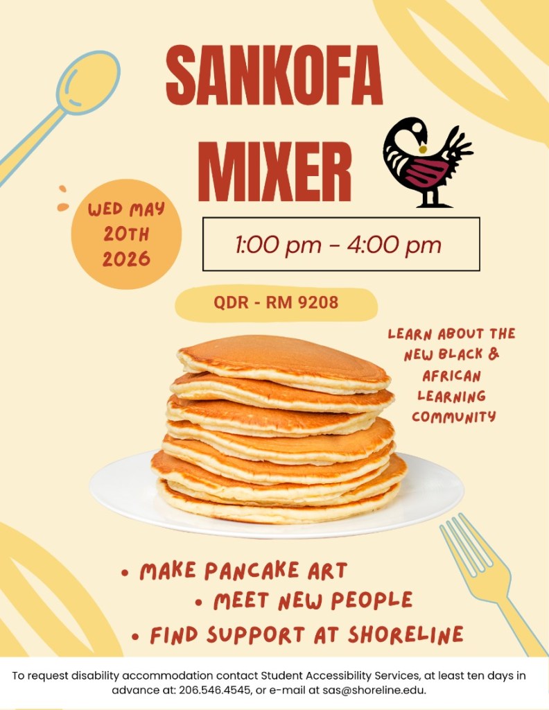 Flyer featuring event details. 