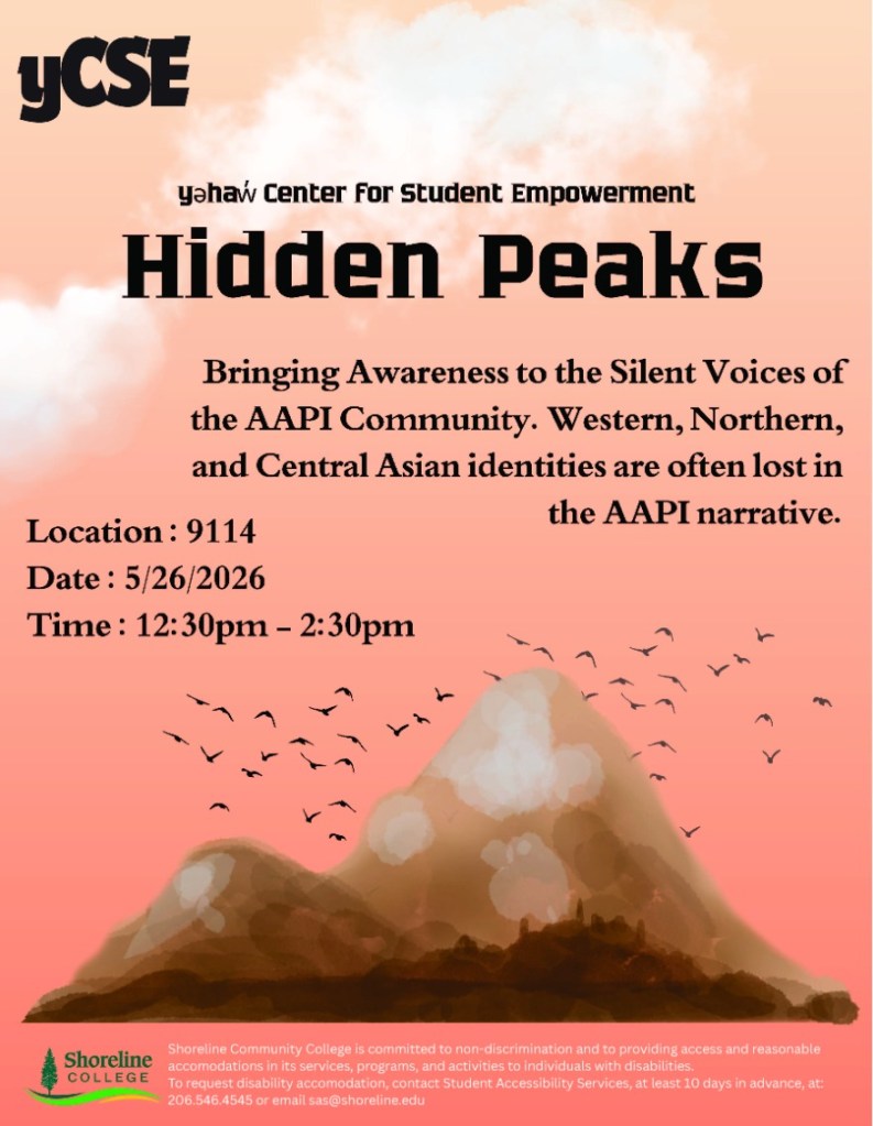 Flyer featuring event details.