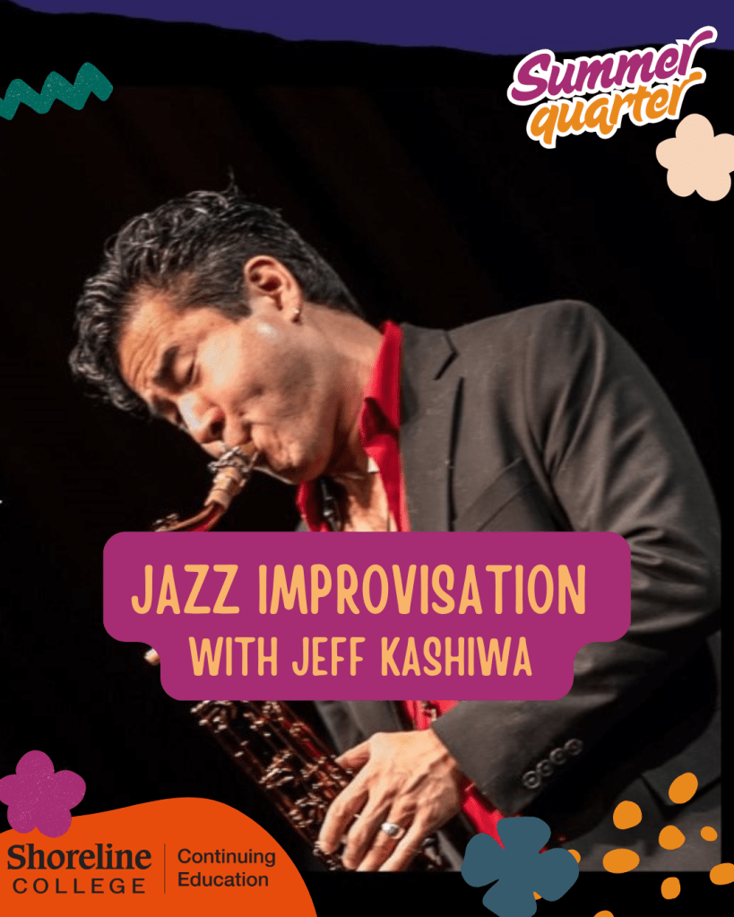 Man playing the saxophone. 