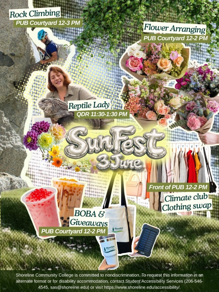 Flyer featuring event details. 