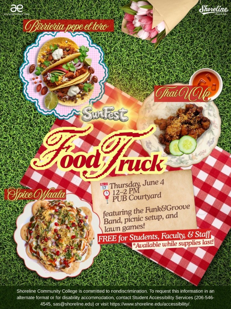 Flyer featuring event details.