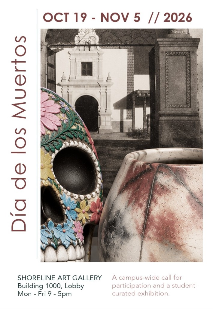 Dia de los Muertos Ofrenda and Exhibition postcard
